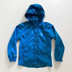NWOT Karrimor Waterproof Weathertite Hooded Full Zip‎ Coat Jacket 4 Blue Sz 8